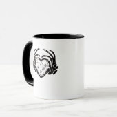 Bis zum Tod tun wir lustiges Design - Gastfreundli Tasse (Vorderseite Links)
