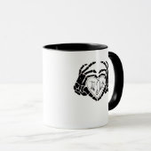 Bis zum Tod tun wir lustiges Design - Gastfreundli Tasse (VorderseiteRechts)