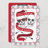 Bis zum Tod tun wir Party - Einladung zur Roten Ho (Vorne/Hinten)