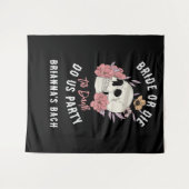 Bis zum Tod tun wir Party Junggeselinnen-Abschied Wandteppich (Vorderseite (Horizontal))