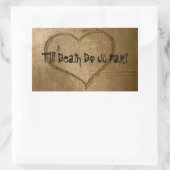 Bis zum Tod tun wir Teil Aufkleber Scully Schrifta (Tasche)