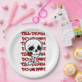 Bis zum Tod tun wir Teil Classic - Basic Halloween Pappteller (Party)