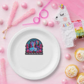 Bis zum Tod tun wir Teil Classic - Faultier & Seel Pappteller (Party)