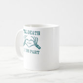 Bis zum Tod tun wir Teil Classic - Funny Wedding Q Kaffeetasse (Vorderseite Links)