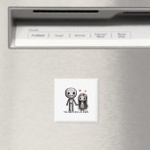 Bis zum Tod tun wir Teil Classic - Funny Wedding Q Magnet (In Situ (Geschirrspüler))