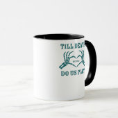 Bis zum Tod tun wir Teil Classic - Funny Wedding Q Tasse (VorderseiteRechts)