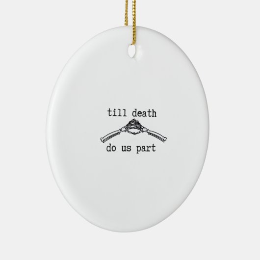 Bis zum Tod tun wir Teil Classic - gotische Romanc Keramik Ornament (Rechts)