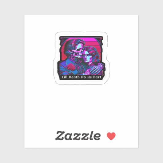 Bis zum Tod tun wir Teil Classic - Grim Sensenmann Aufkleber (Blatt)