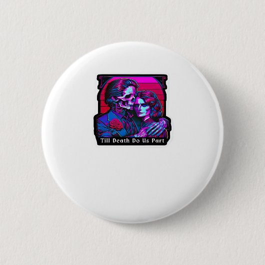 Bis zum Tod tun wir Teil Classic - Grim Sensenmann Button (Vorderseite)