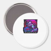 Bis zum Tod tun wir Teil Classic - Grim Sensenmann Magnet (Vorderseite/Rückseite)