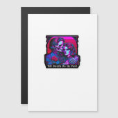 Bis zum Tod tun wir Teil Classic - Grim Sensenmann Magnetkarte (Vorne/Hinten)