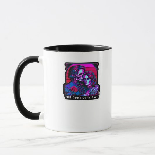 Bis zum Tod tun wir Teil Classic - Grim Sensenmann Tasse (Links)