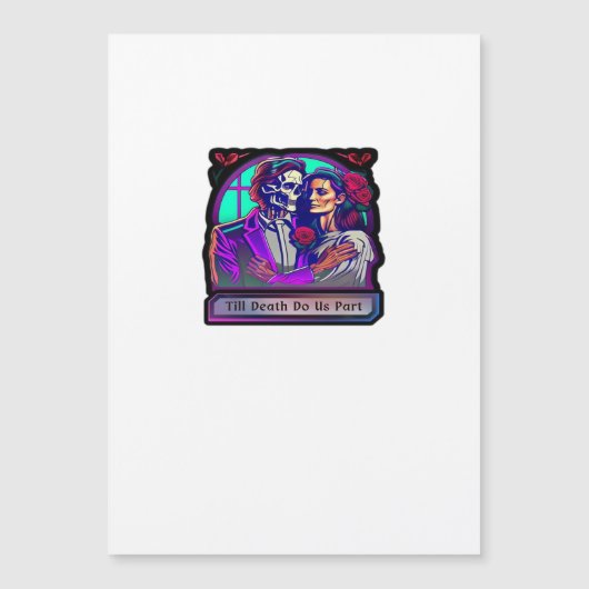 Bis zum Tod tun wir Teil Classic - Grundästhetik Magnetkarte (Vorderseite)