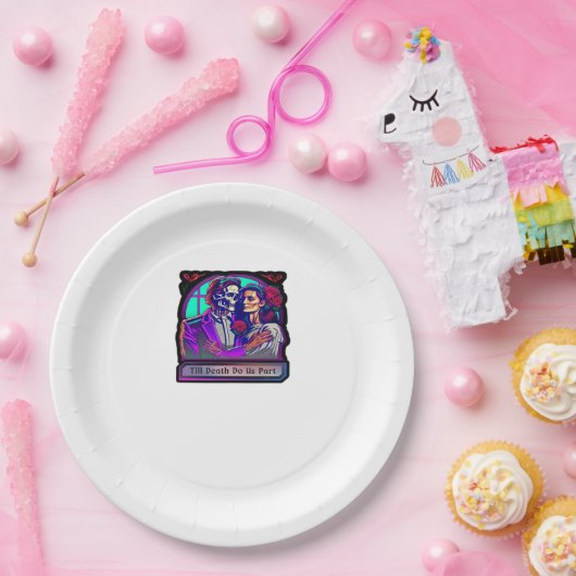 Bis zum Tod tun wir Teil Classic - Grundästhetik Pappteller (Party)