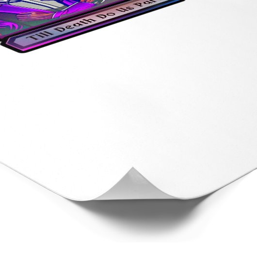 Bis zum Tod tun wir Teil Classic - Grundästhetik Poster (Ecke)