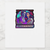 Bis zum Tod tun wir Teil Classic - Grundästhetik Weinetikett (Einzelnes Label)