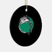 Bis zum Tod tun wir Teil Classic Keramik Ornament (Rechts)