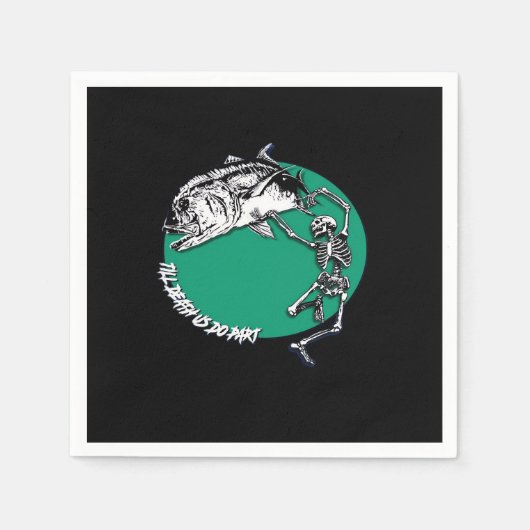 Bis zum Tod tun wir Teil Classic Serviette (Vorderseite)