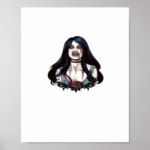 Bis zum Tod tun wir Teil Classic - Skelett Paar Poster