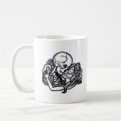 Bis zum Tod tun wir Teil Classic - Spooky Skeleton Kaffeetasse (Links)