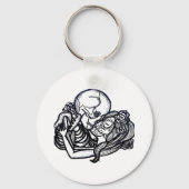 Bis zum Tod tun wir Teil Classic - Spooky Skeleton Schlüsselanhänger (Vorderseite)