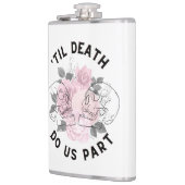"Bis zum Tod tun wir Teil Flask Flachmann (Links)