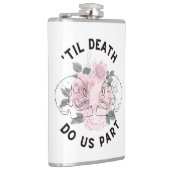 "Bis zum Tod tun wir Teil Flask Flachmann (Rechts)