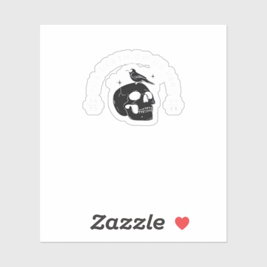 Bis zum Tod tun wir Teil Hochzeit klassisch Aufkleber (Blatt)