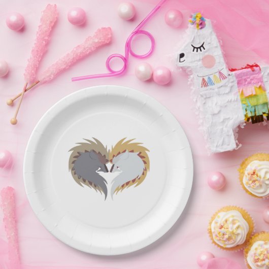 Bis zum Tod tun wir Teil - Kamunono Orugaron Essen Pappteller (Party)