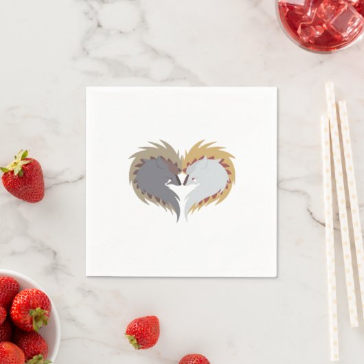 Bis zum Tod tun wir Teil - Kamunono Orugaron Essen Serviette (Beispiel)