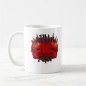Bis zum Tod tun wir Teil klassisch - Skelettmotto Kaffeetasse (Links)