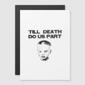 Bis zum Tod tun wir Teil klassischen Faultier Magnetkarte (Vorne/Hinten)