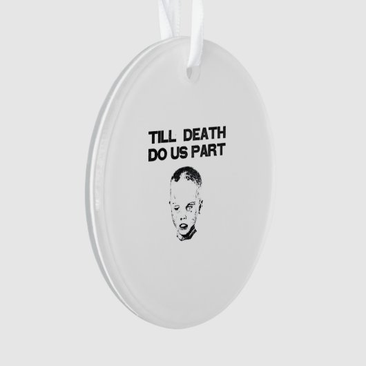 Bis zum Tod tun wir Teil klassischen Faultier Ornament (Vorderseite)