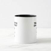 Bis zum Tod tun wir Teil klassischen Faultier Tasse (Zentrum)