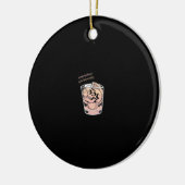 Bis zum Tod tun wir Teil - Niedliche Schläge triff Keramik Ornament (Links)