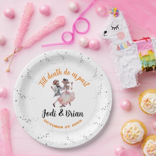 Bis zum Tod tun wir Teil Papierplatte Pappteller (Party)