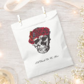 Bis zum Tod tun wir Teil Rote Rose Hochzeit Kuchen Geschenktütchen (Ausgeschnitten)