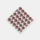 Bis zum Tod tun wir Teil Rote Rose Hochzeit Kuchen Serviette (Ecke)