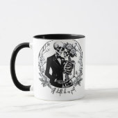 Bis zum Tod tun wir Teil Skelette Classic - Funny  Tasse (Links)
