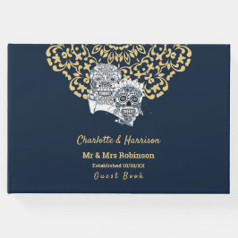 Bis zum Tod tun wir Teil Zuckerkullen Hochzeit Gästebuch