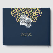 Bis zum Tod tun wir Teil Zuckerkullen Hochzeit Gästebuch (Rückseite)