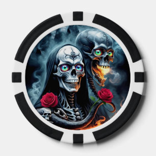 Bis zum Tod, über die Ewigkeit hinaus.  Pokerchips