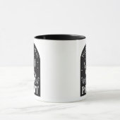 Bis zum Tod uns Party Bachelorette Halloween Bach Tasse (Zentrum)