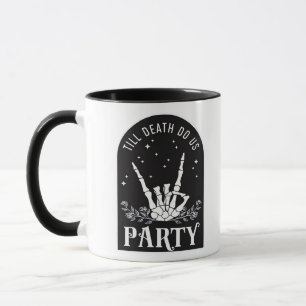 Bis zum Tod uns Party Bachelorette Halloween Bach Tasse