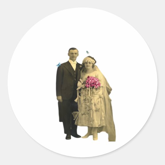 Bis zum Tod von uns Teil Classic Meme Runder Aufkleber (Vorderseite)