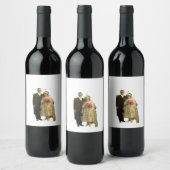 Bis zum Tod von uns Teil Classic Meme Weinetikett (Flaschen)