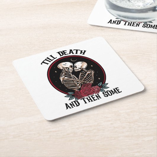 "Bis zum Tod von Untersetzer (angewinkelt)