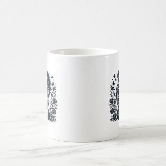 Bis zum Tod wir - Skeleton Couple Gothic Design Cl Kaffeetasse (Mittel)