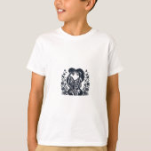 Bis zum Tod wir - Skeleton Couple Gothic Design Cl T-Shirt (Vorderseite)