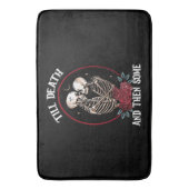 'Bis zum Tode Bath Mat Badematte (Vorderseite Vertikal)